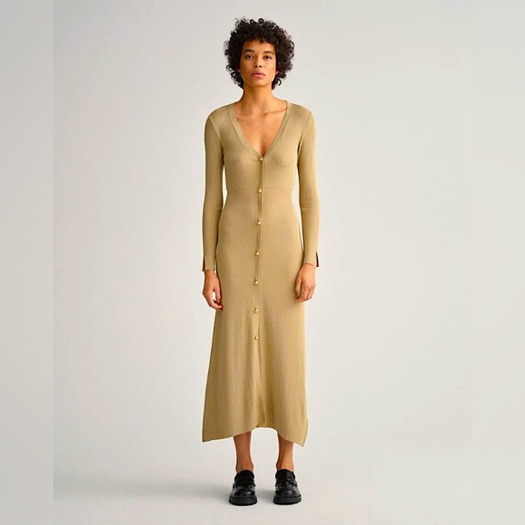 (SOLD)GANT Apparel Womens Rib Cardigan Dress - Picture 4 of 10